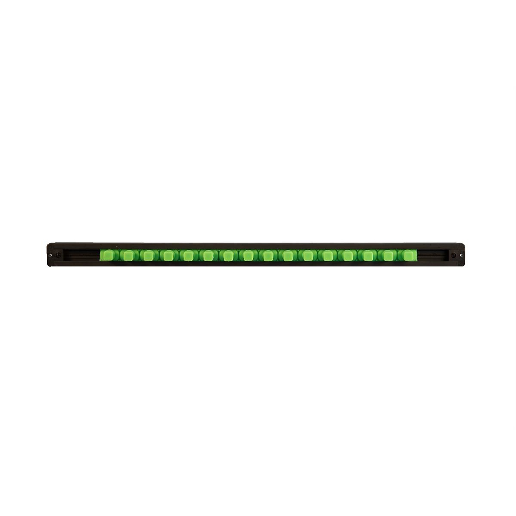 Mechanic's Time Savers Lock-a-Socket — 1/2in. Drive, Matte Black, Green Posts, Magnetic Base, Model# MTSLAS50MBG